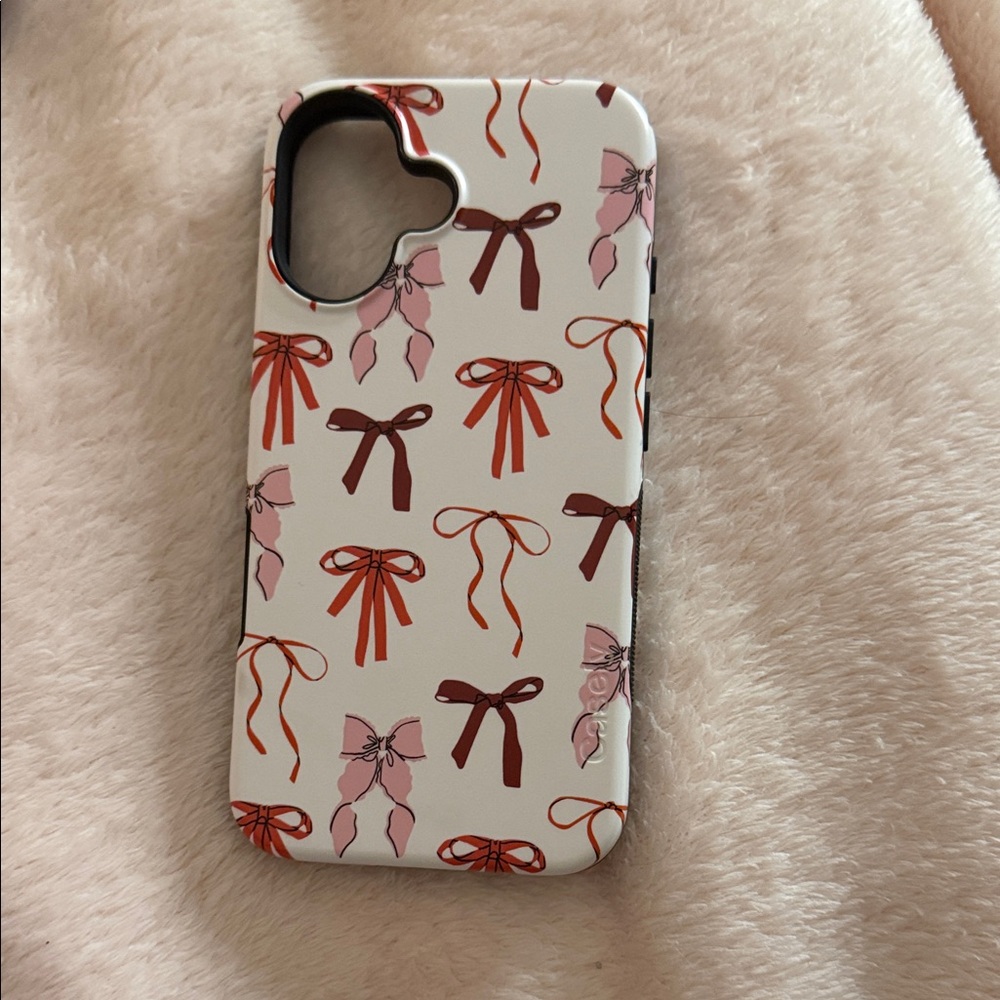 Decorative Bow Pattern Phone Case - Multicolor